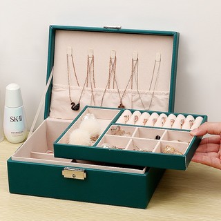1111 Tempat Perhiasan Travel Jewelry Anting Kalung Cincin Box Penyimpan 1111