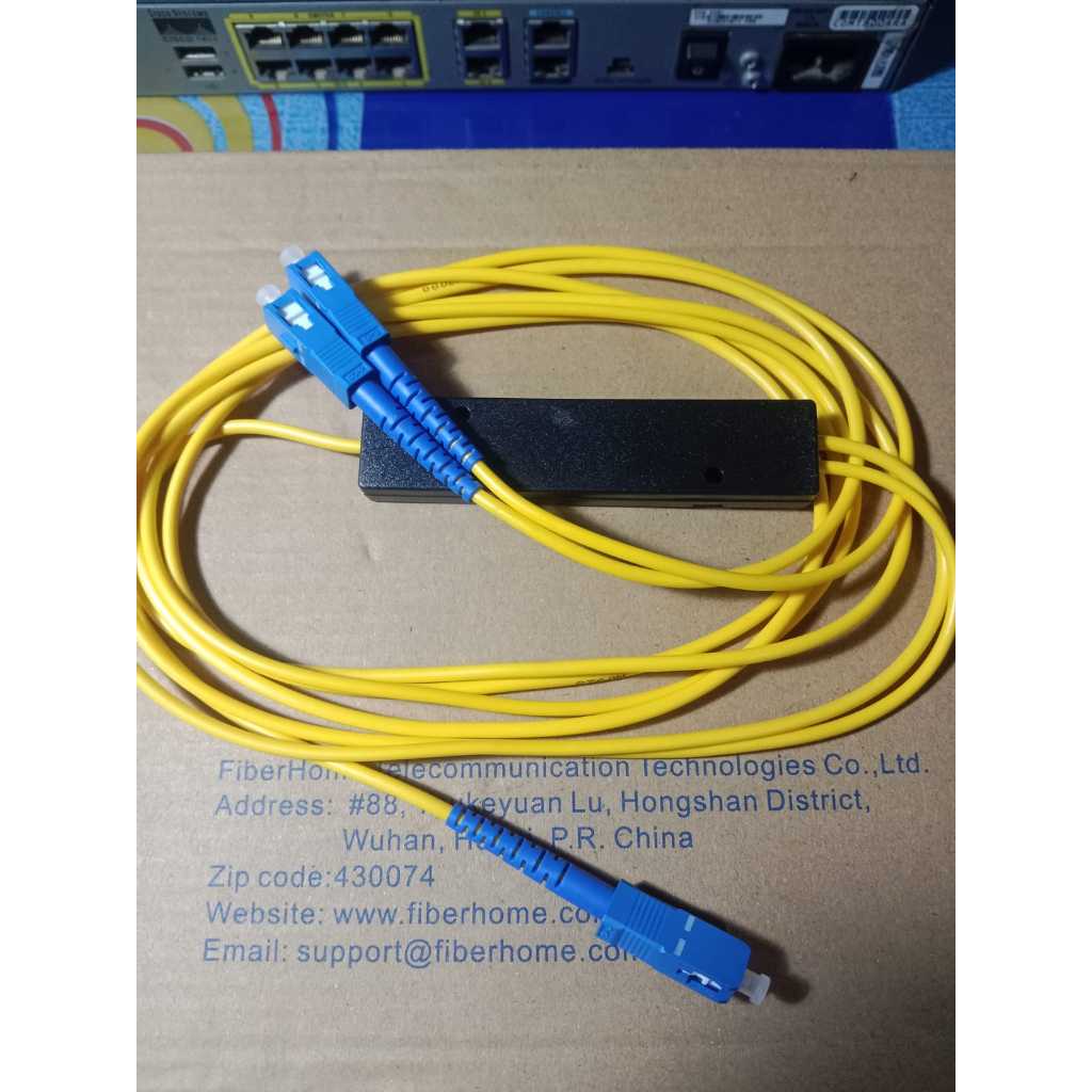PASSIVE SPLITTER 1:2 SC UPC FIBER OPTIC-OPTIC