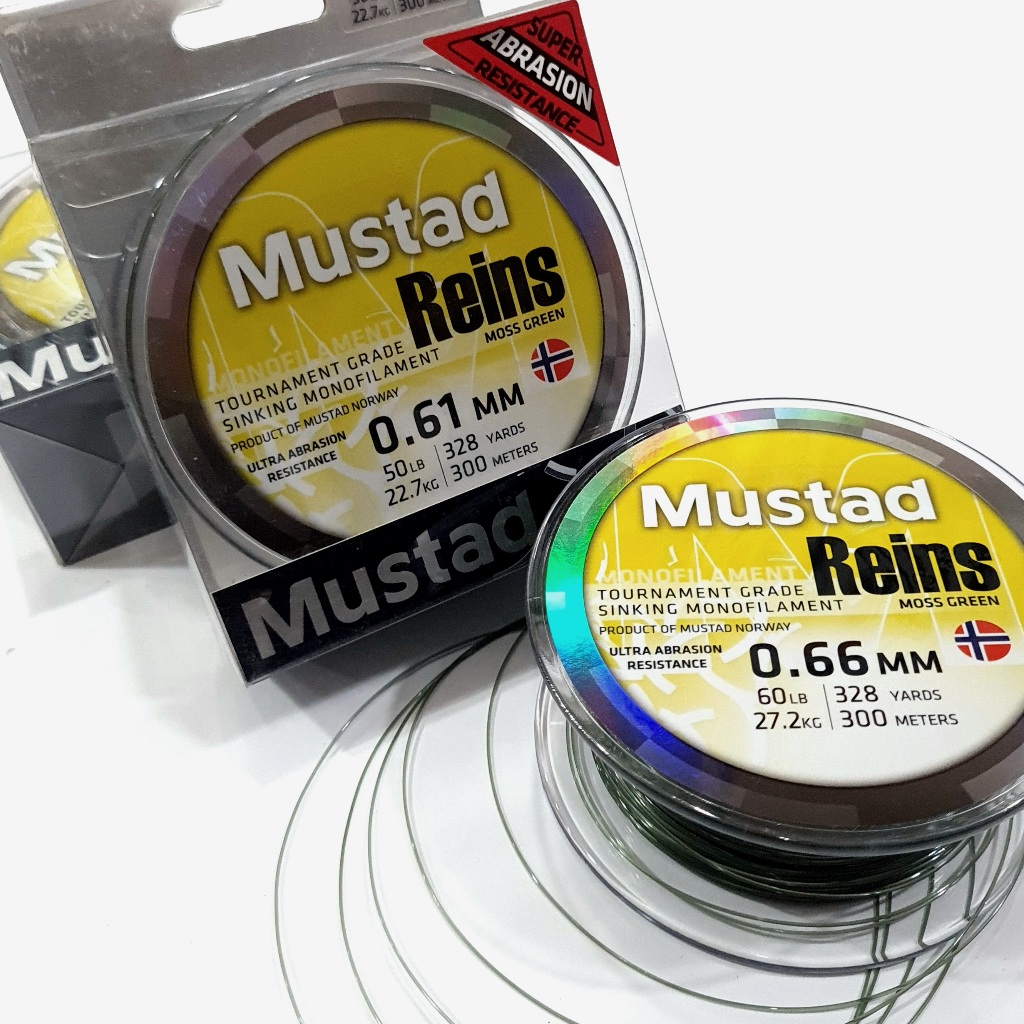 สาย Mustad REINS 300m (ผลิตในนอร์เวย์)