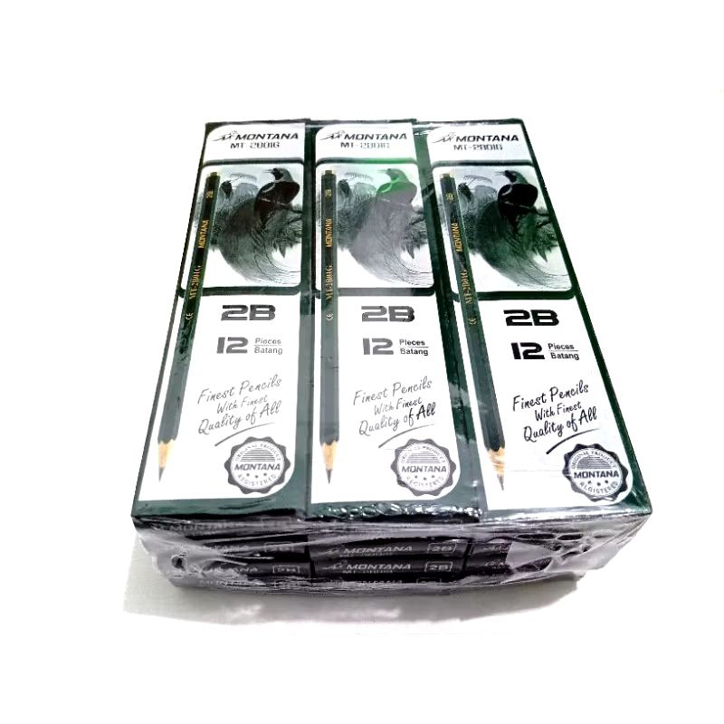 HIJAU MONTANA 2B Pencil Green/Blue (12lsn)