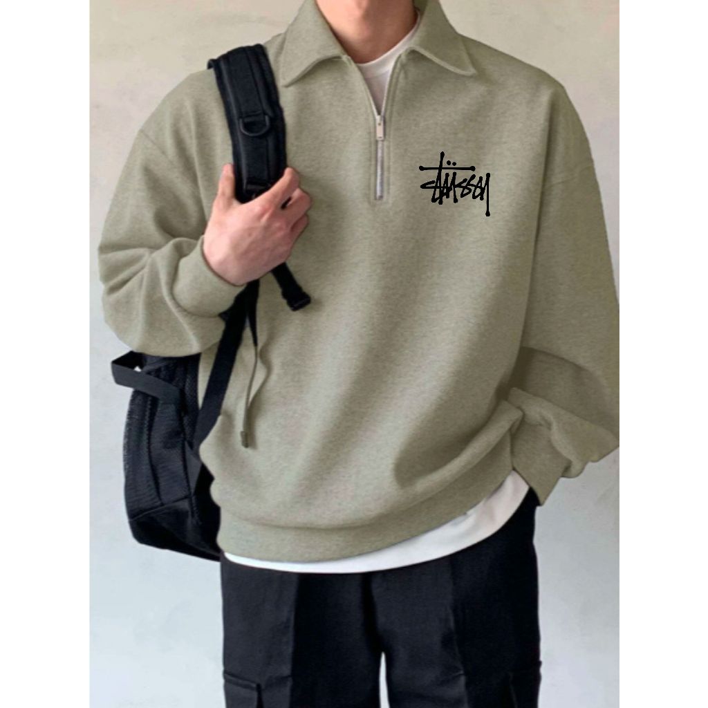 RUGBY SWEATER DISTRO RUGBY BASIC DAILY STYLE SWETER COLLAR SWETER MENS WOMENSWETER DISTRO SWETER RUG