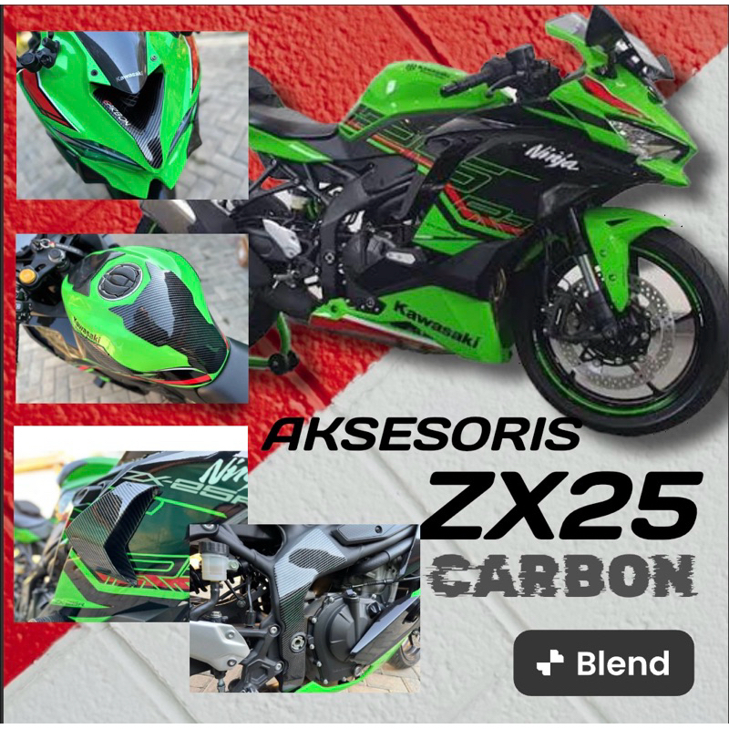 ฝาครอบคาร์บอน zx 25R◾️part carbon zx25r ฝาครอบคาร์บอน zx25 air ram zx25r อุปกรณ์เสริม zx25 variation