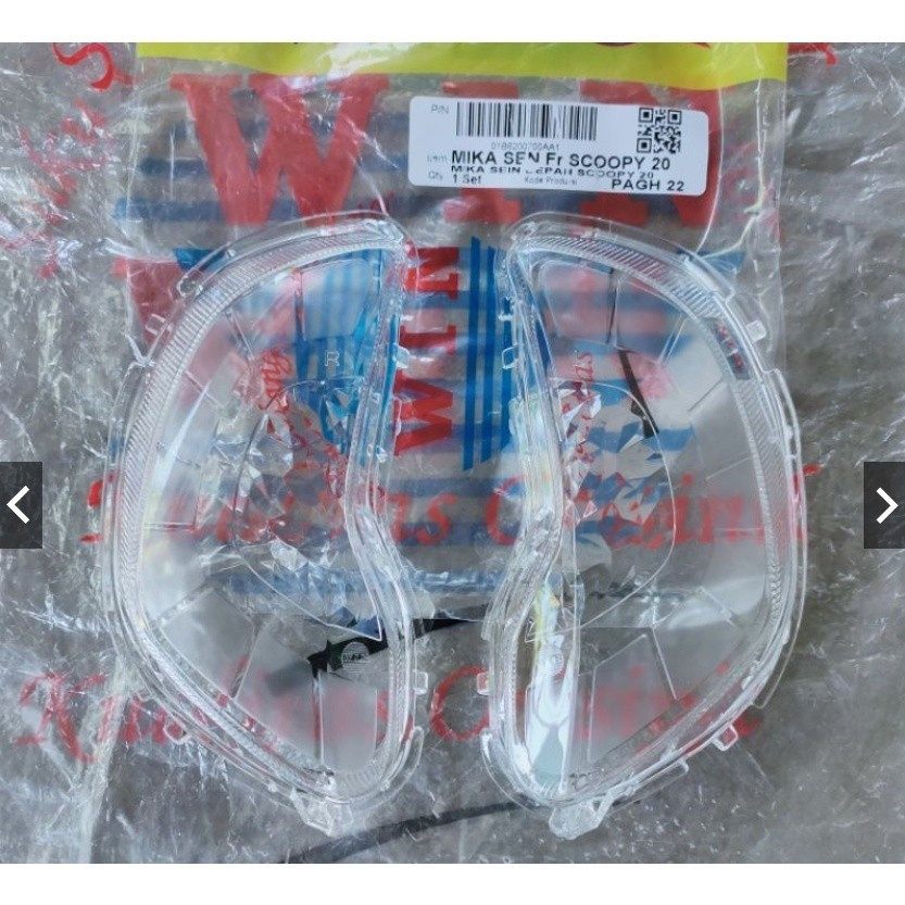01-B62-007-00AA ไฟเลี้ยวหน้า Mica Honda Scoopy 20 K2F 2020 ถึง 2023 WIN