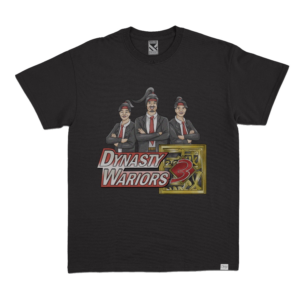 ZeroTwentyTwo Dynasty Warriors เสื้อยืดสีดํา | Dynasty Warriors เสื้อยืดสีดําสําหรับผู้ชายและผู้หญิง