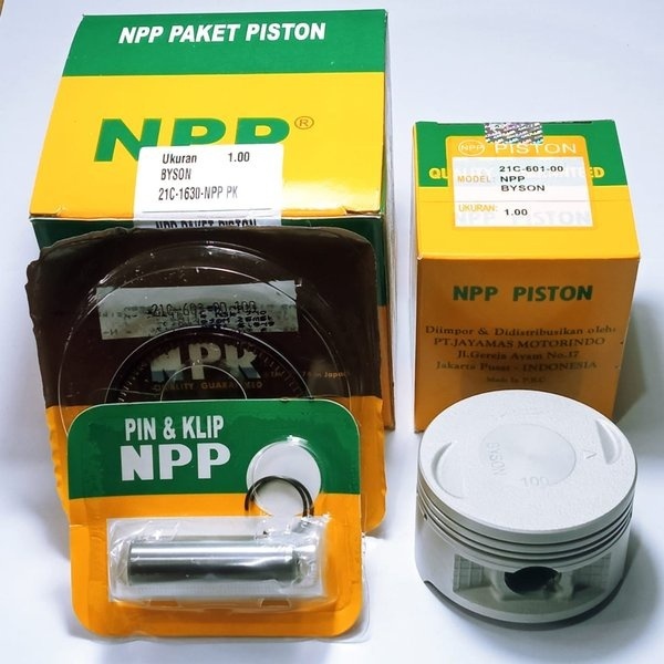 ลูกสูบ PISTON ชุด YAMAHA BYSON 58.25 58.5 58.75 59 59.25 59.5 PIN 15 NPP