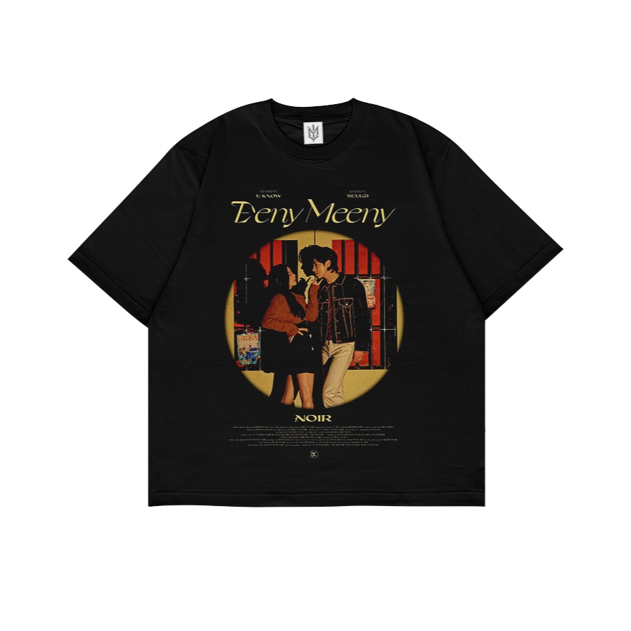 เสื้อยืด U-KNOW SEULGI KPOP KOREAN GIRLBAND BOYBAND | เสื้อยืด OVERSIZE สีดําสไตล์ Y2K VINTAGE BOOTL