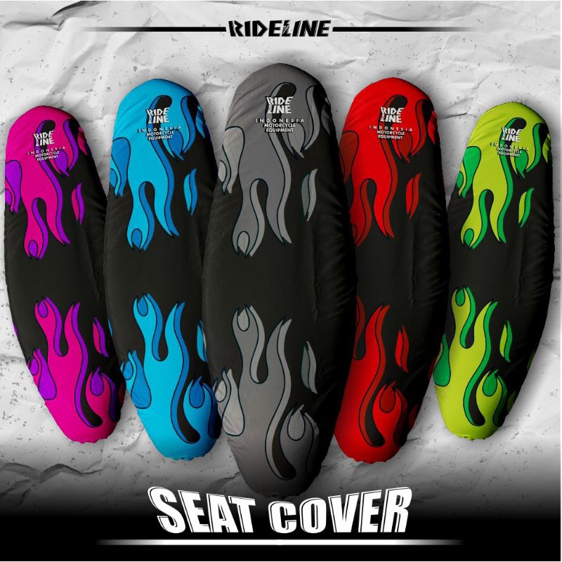 ชุดไฟ Rideline - ผ้าคลุมเบาะรถจักรยานยนต์กันน้ําป้องกันกรงเล็บแมวพิมพ์ลายเต็มรูปแบบ