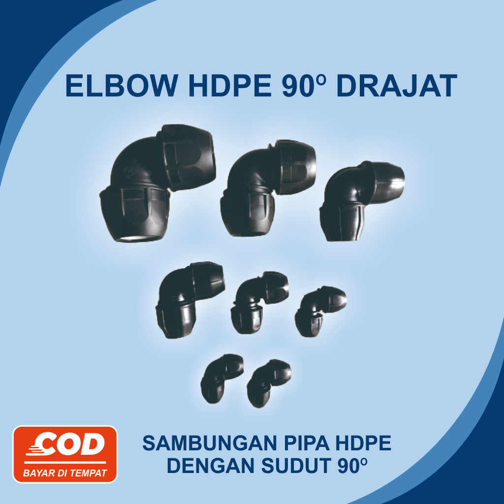 EQUUAL ELBOW HDPE 3/4 นิ้ว 25MM X 25MM