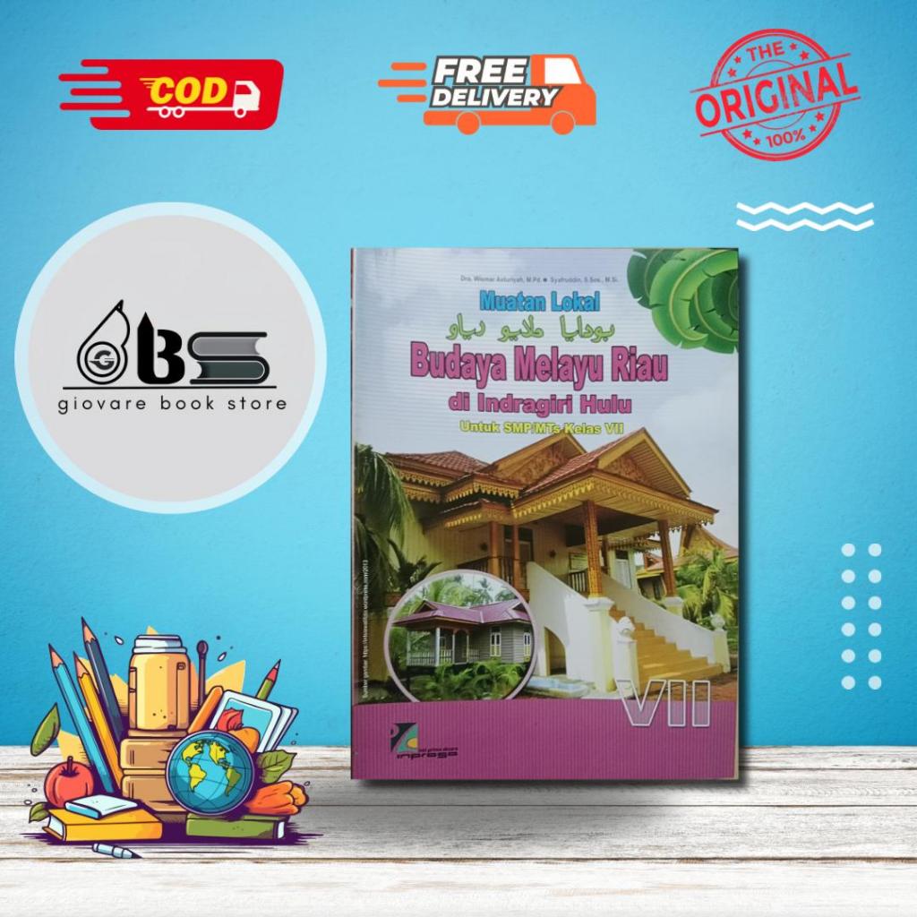 RIAU MALAY CULTURE BOOK GRADE 7 นิ้ว HULU | BMR INHU SMP GRADE 7 ต้นฉบับ | BMR INDRAGIRI HULU CLASS 