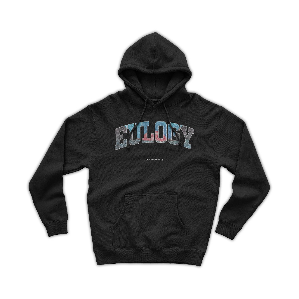 HOODIE COUNTERPARTS EULOGY 14 COUNTERPARTS BAND HOODIE PULLOVER OUTERWEAR