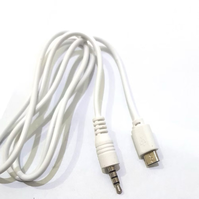 สายแจ็ค Micro USB ถึง 3.5 มม.AUX สําหรับการ์ดเสียง V8 V8s V8 Plus V9 Taffistudio