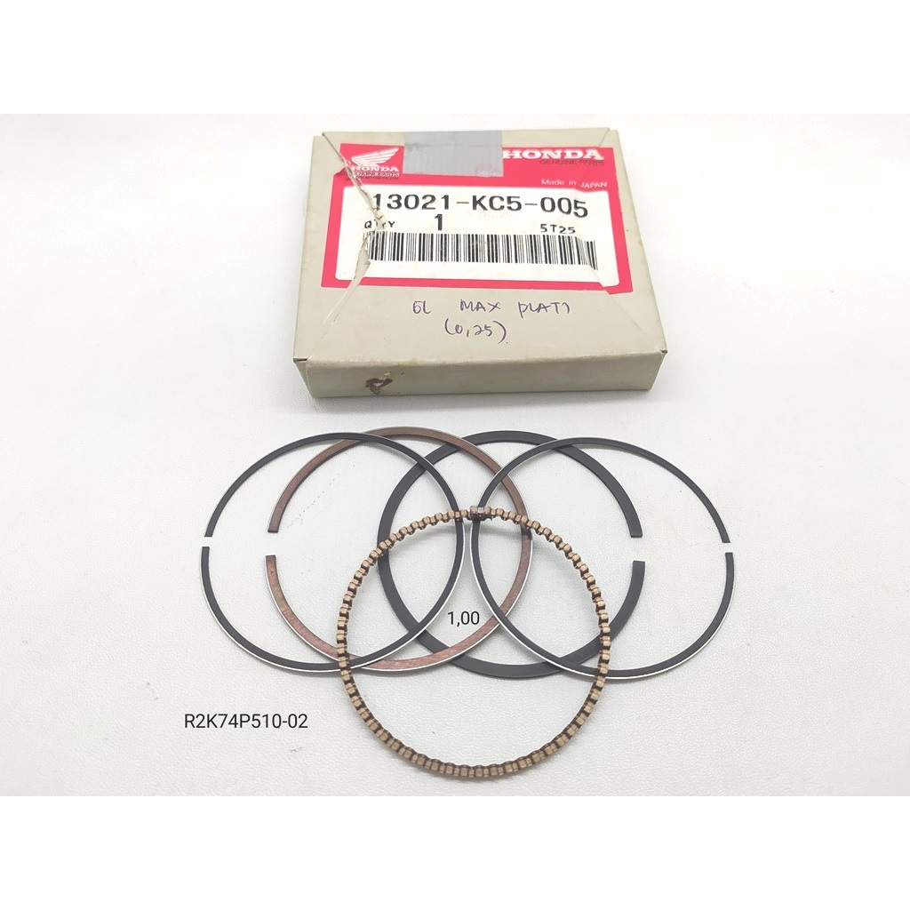 แหวนลูกสูบ Honda GL Max แท้ ขนาด 25 13021-KC5-005
