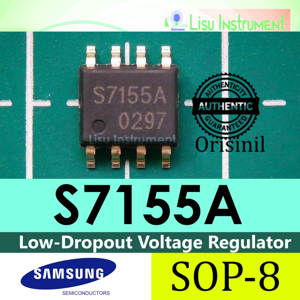 S7155A ตัวควบคุมแรงดันไฟฟ้าแบบดรอปเอาท์ต่ํา LDO SEM7155A SOP-8 ต้นฉบับ