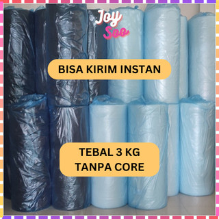 Bubble Wrap Hitam Bening 3kg 125CM X 50METER Tanpa Core Lentur Kualitas Baik