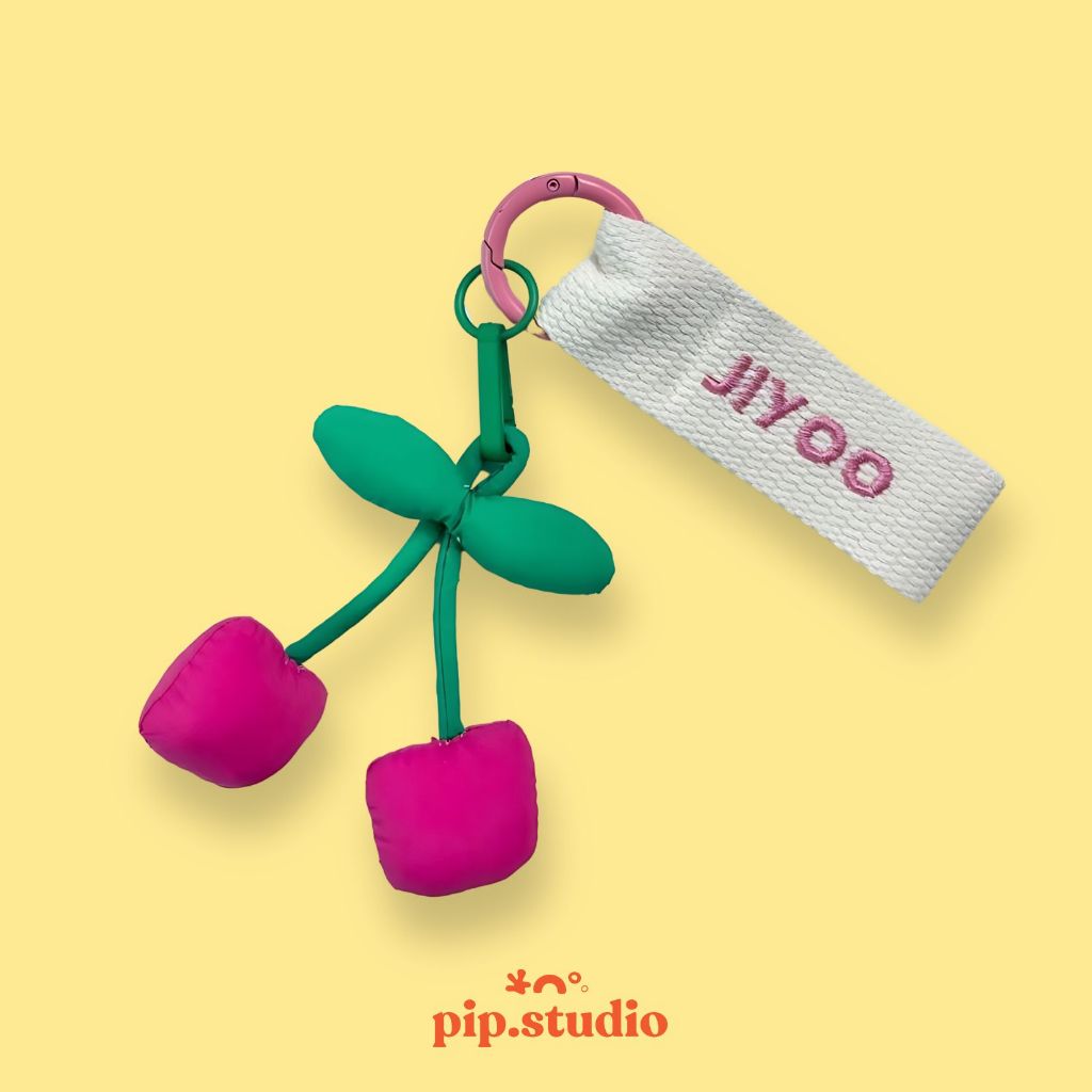 GANTUNGAN KEYCHAIN - Cherry with Custom Name KEYCHAIN