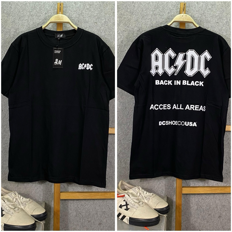 เสื้อยืดวงมัดย้อม Acdc Premium