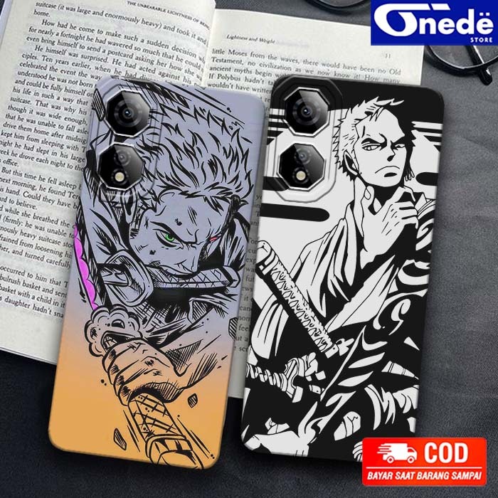 เคส ZTE Nubia Neo 2 5G เคสโทรศัพท์มือถือล่าสุด 2024 ANIME MOTIF ONE PIECE ZORO NB 51 Hp gaming Nubia Neo Z2352N - เคสกันกระแทก - เคส Hp - ตัวป้องกัน