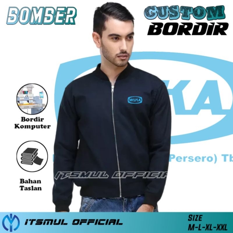 WIKA Jacket WIKA เสื้อแจ็คเก็ตบอมเบอร์ปัก