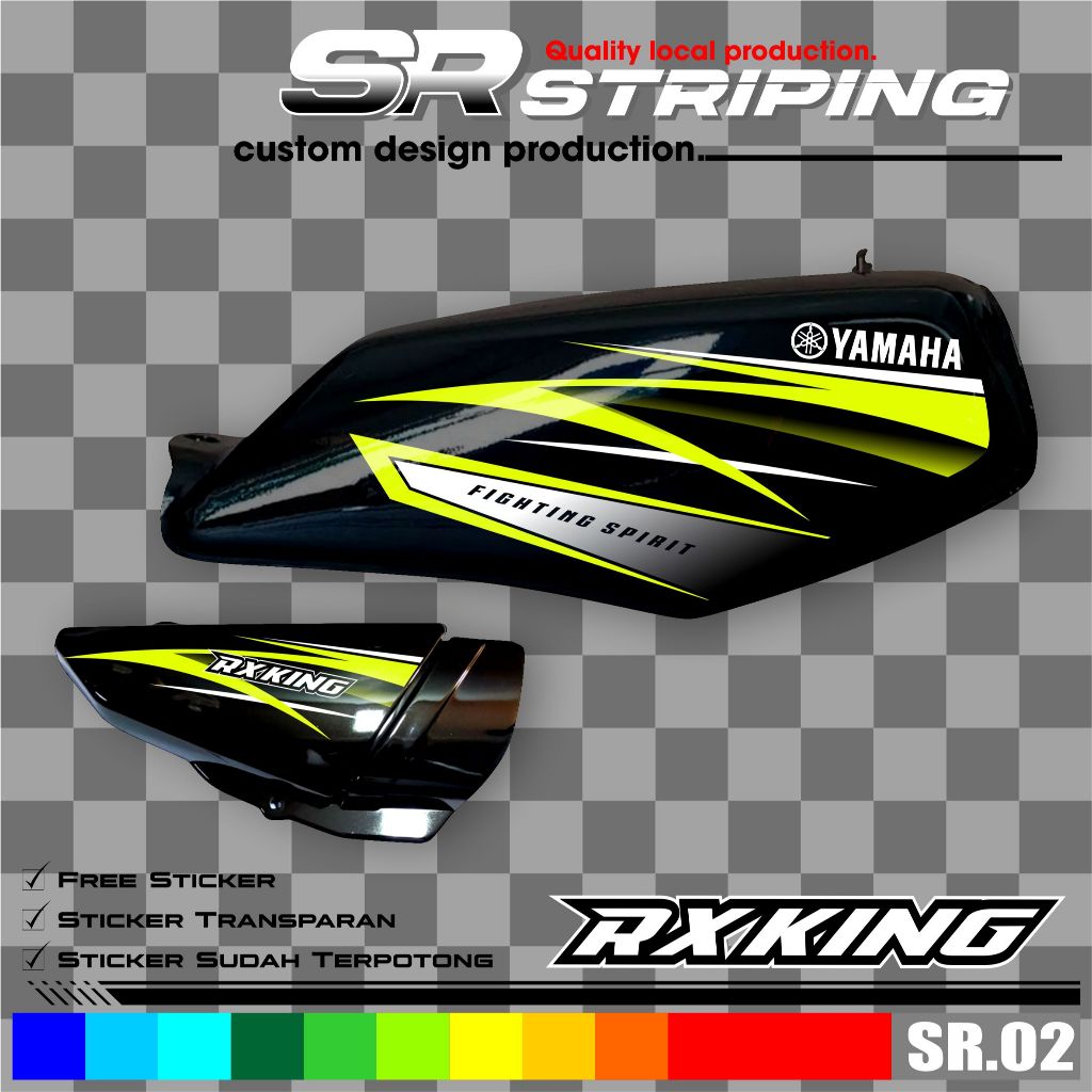 โปร่งใส Striping RX KING / RX KING Variation (ตัดแล้ว) RX KING / RX KING Sticker / Cool RX KING 135 