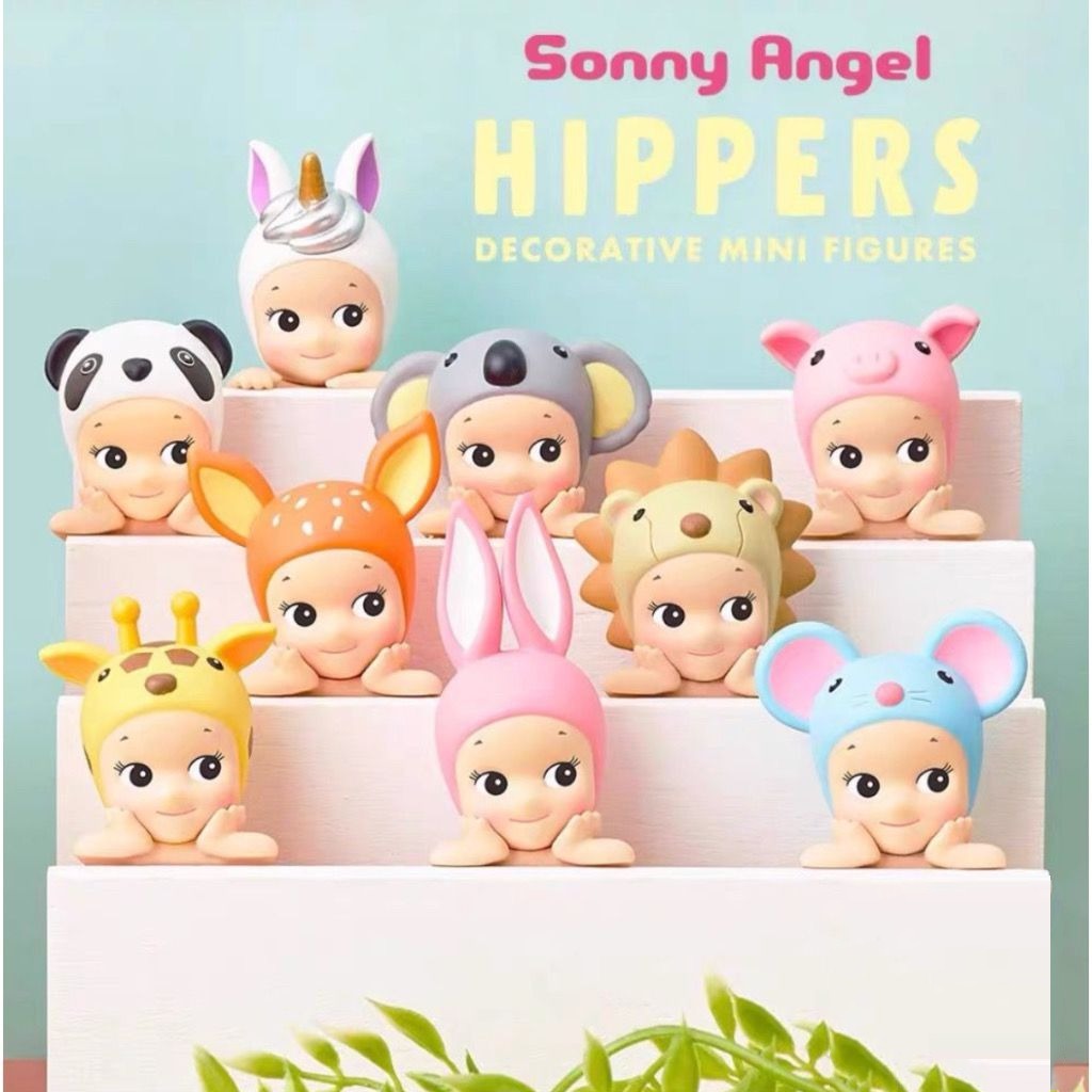 ร้อน! Sonny Angel Hippers Looking Back Dreaming Animal Harvest Standing Wonderland Cactus Rabbit