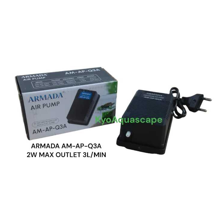 เครื่องเติมอากาศปั๊มลม 1 รู ARMADA AM AP Q3 A 3 L/min 2w