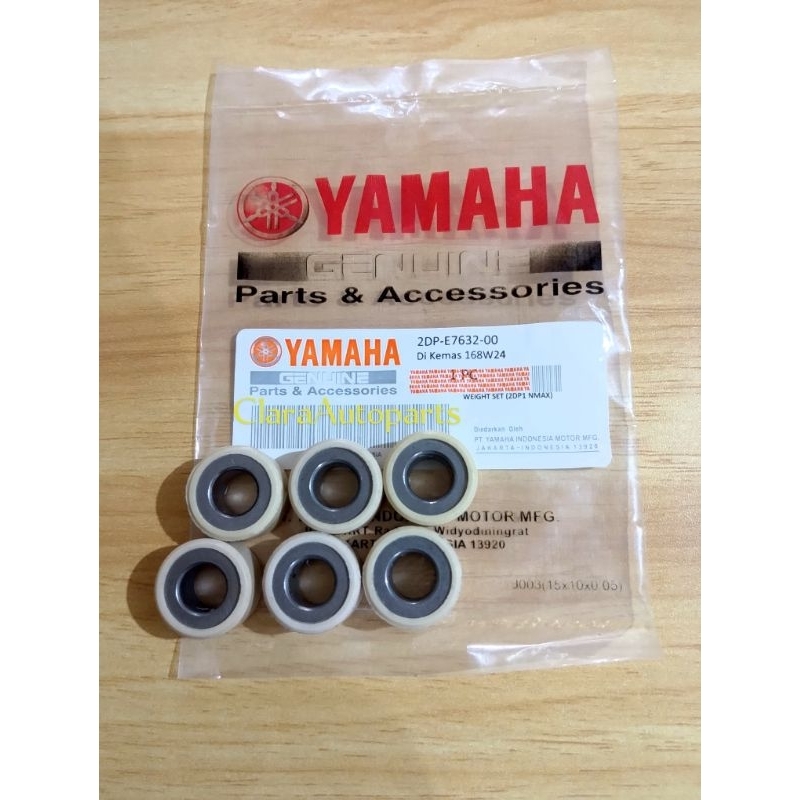 ชุดน้ําหนักลูกกลิ้ง Yamaha N max NMAX Yamaha แท้ 2DP Roller Yamaha