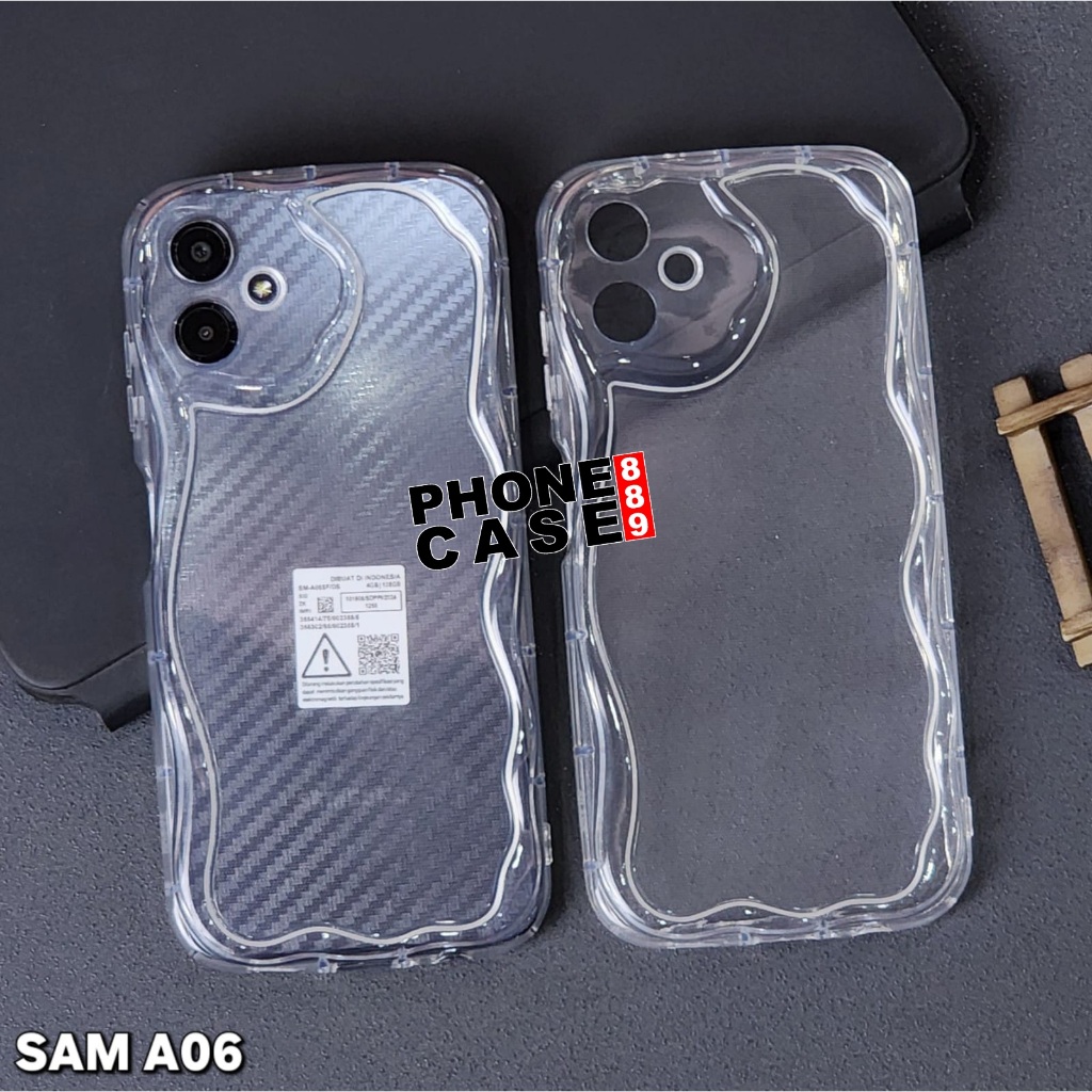 CASE SAMSUNG A06 SOFT CASE MELTING WAVY CHROME CASE G01 SAMSUNG A06