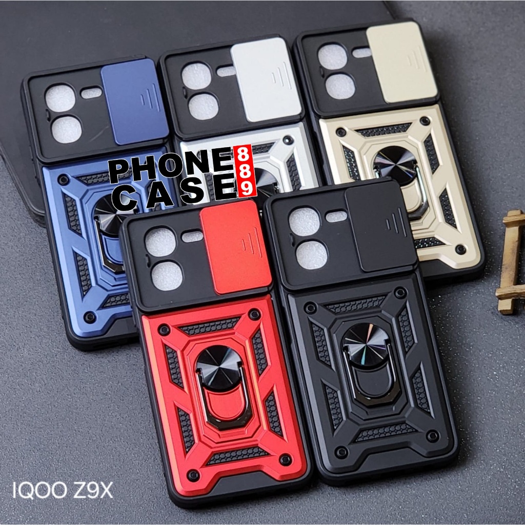 IQOO Z9X 5G CASE ROBOT CASE TRANSFORMER SLIDE RING CASE IQOO Z9X 5G