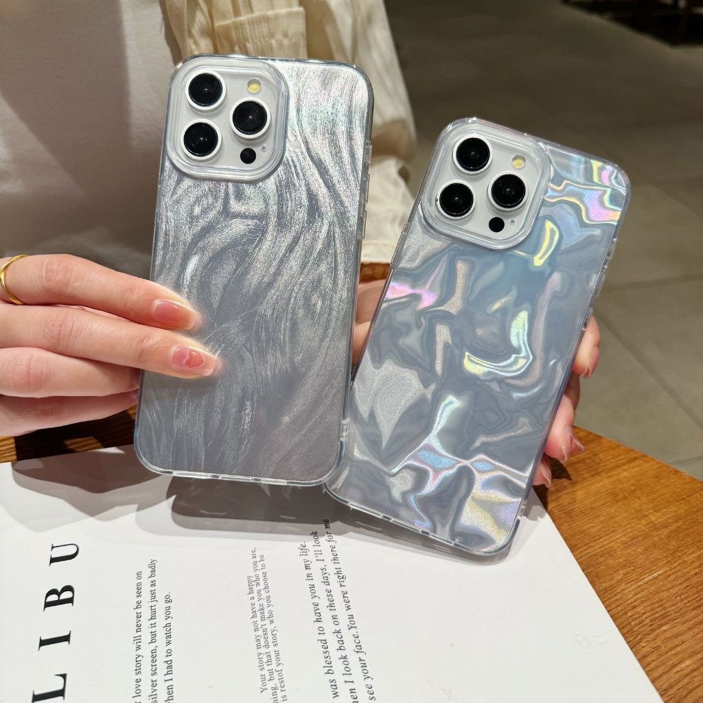 เคสขนนกโฮโลแกรมสําหรับ V1V0 Y100 4G / Y100 5G / V25E / V25 / V25 Pro / V27E / V29E / V29 / V29 Pro /