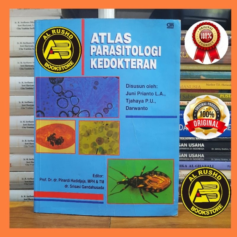 หนังสือ (ต้นฉบับ 100%) Atlas Of Medical Parasitology~Prof dr Pinardi Hadidjaja/Juni Pranto