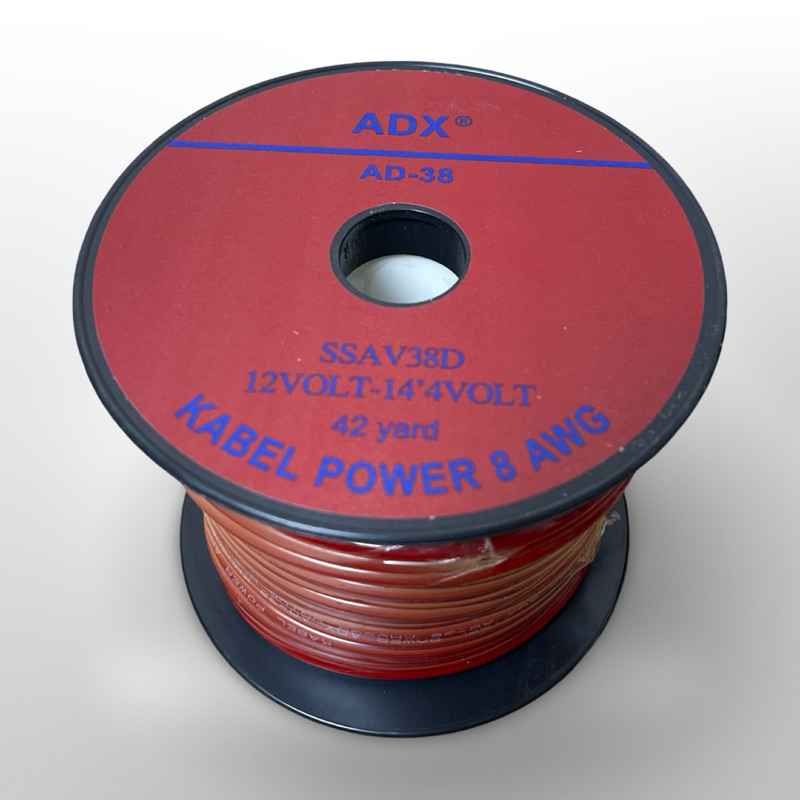 AWG 8 สายไฟสายสัญญาณเสียงรถยนต์ 8 AWG สาย strum ต่อเมตร