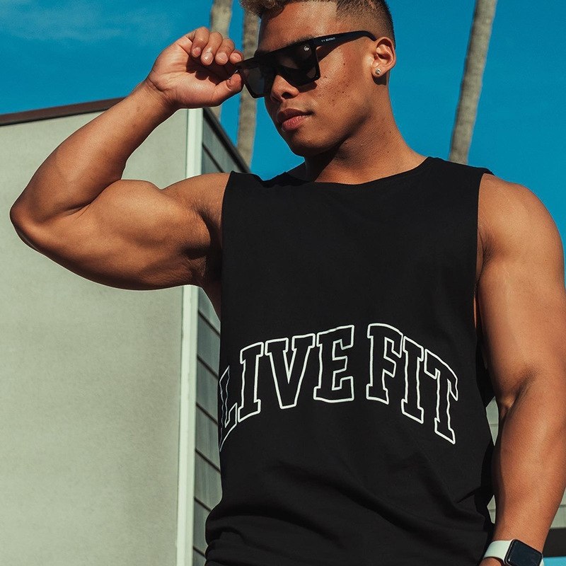 ผู้ชาย GYM LIVE FIT TANKTOP L-2221