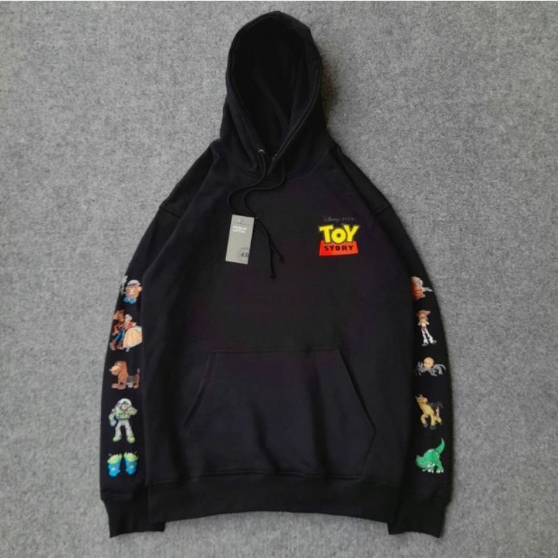 Toy Story เสื้อกันหนาว Hoodie II Jumper Hoodie II Oblong เสื้อกันหนาวหมวก Sz M - XL (ผู้ชายและผู้หญิ