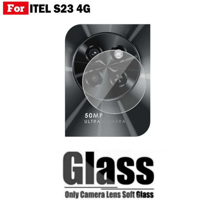 ฟิล์มกันรอยกล้องกระจกนิรภัย ITEL S23