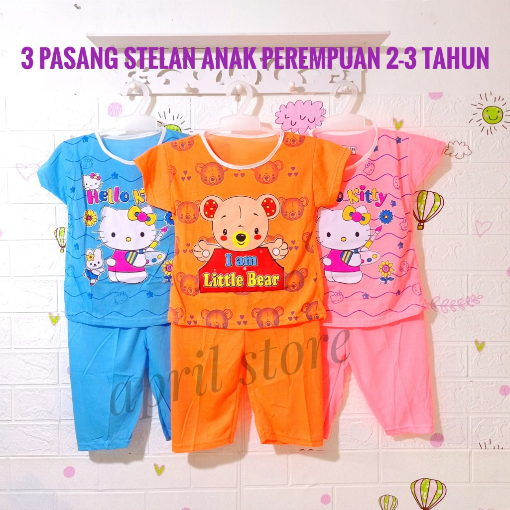 GET 3 PAIRS OF GIRLS SUITS 1-7 YEARS/GIRLS CLOTHES