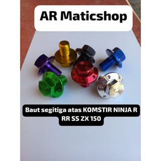 สลักเกลียวสามเหลี่ยม CNC NINJA RR SS ZX 150 KAWASAKI NINJA almu แบบหนา