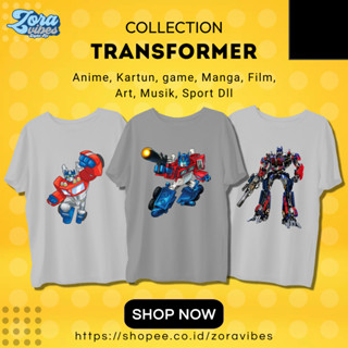 เสื้อยืด พิมพ์ลายหุ่นยนต์ Transformers สําหรับเด็ก