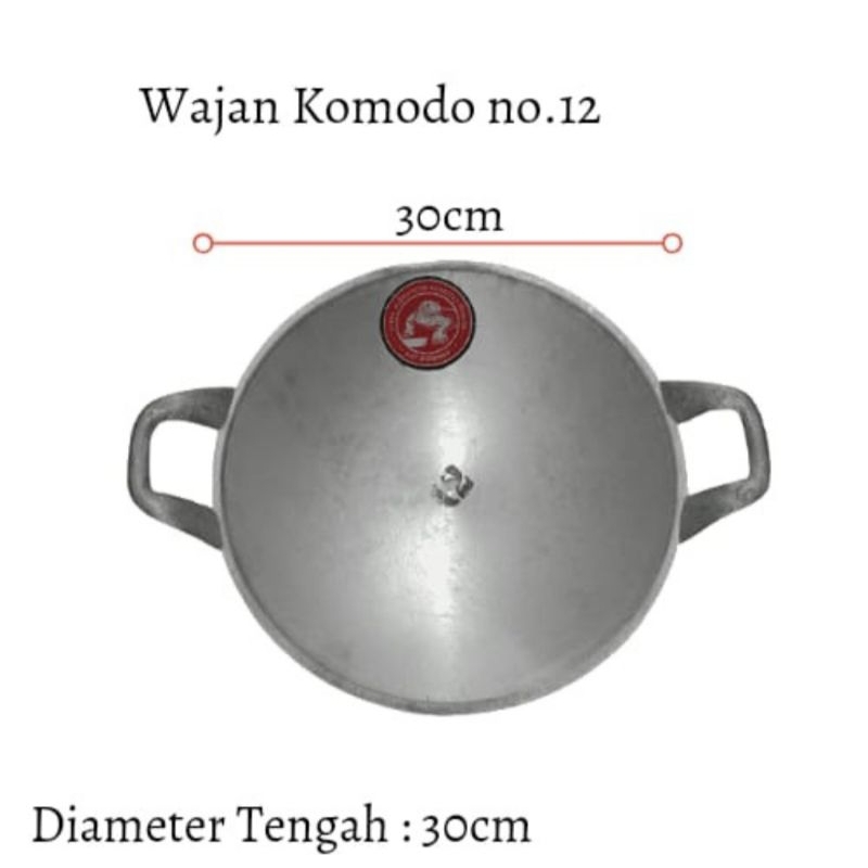 Komodo กระทะสแตนเลส กระทะยี่ห้อ Komodo No.12