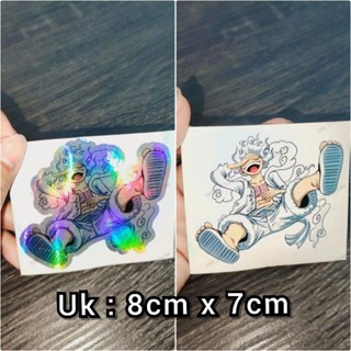 สติกเกอร์ พิมพ์ลายการ์ตูน LUFFY GEAR5