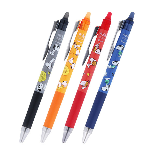 Pilot FriXion Point Knock Erasable Gel Ink Pen Peanuts Snoopy Joe Cool 0.4mm Erasable Pen Limited Edition