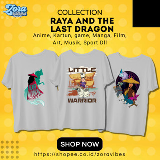 ใหม่ล่าสุด เสื้อยืด ลาย RAYA AND THE LAST DRAGON สําหรับเด็ก