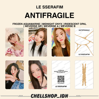 โฟโต้การ์ด LE SSERAFIM ANTIFRAGILE | นิล มิดไนท์ | โอปอลสีรุ้ง | อะความิรีนแช่แข็ง