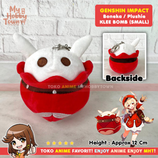 Genshin พวงกุญแจ จี้ตุ๊กตาอนิเมะเกม Klee Bomb Plushie