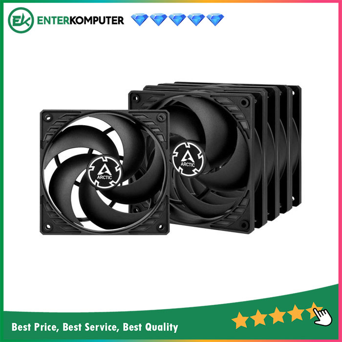 Arctic P12 PWM PST 12CM Value Pack Case Fan (5 Pack)