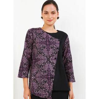 Krisna เสื้อเบลาส์ แขนยาว ผ้าฝ้าย 7/8 สําหรับผู้หญิง