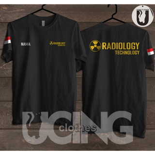 เสื้อยืด พิมพ์ลายเทคโนโลยี Radiology Your Name Distro