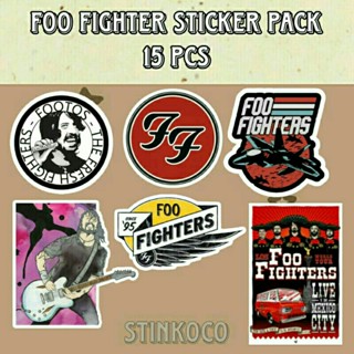 สติกเกอร์ ลาย Foo FIGHTER STICKER มี 30 ชิ้น [15 ชิ้น]