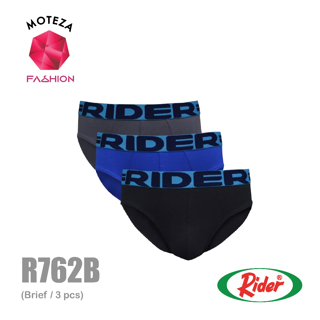 Rider Sport R 762 R762B - กางเกงในชาย - 1 กล ่ อง มี 3 ชิ ้ น