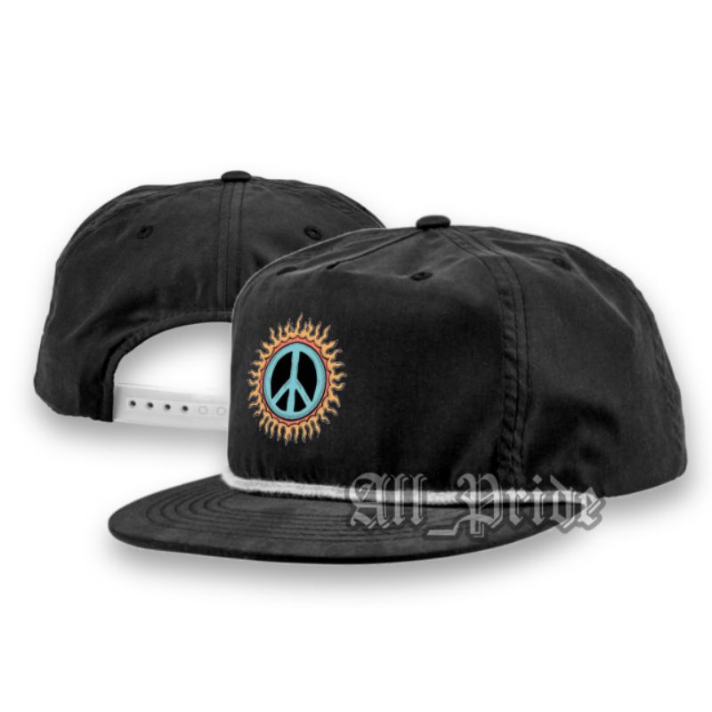 คลาสสิก PEACE COLORFUL Snapback หมวก/หมวกเชือกวินเทจคลาสสิก/หมวก Distro ผู้ชายและผู้หญิงระดับพรีเมียม
