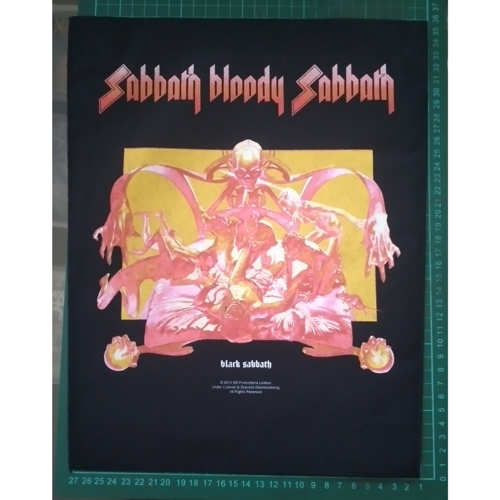 BLACK SABBATH - แผ่นแปะหลัง SABBATH